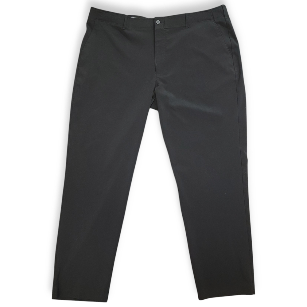 BEN HOGAN - Men's Plus Sized Black Straight Leg Formal Dress Pants Size 42 X 32